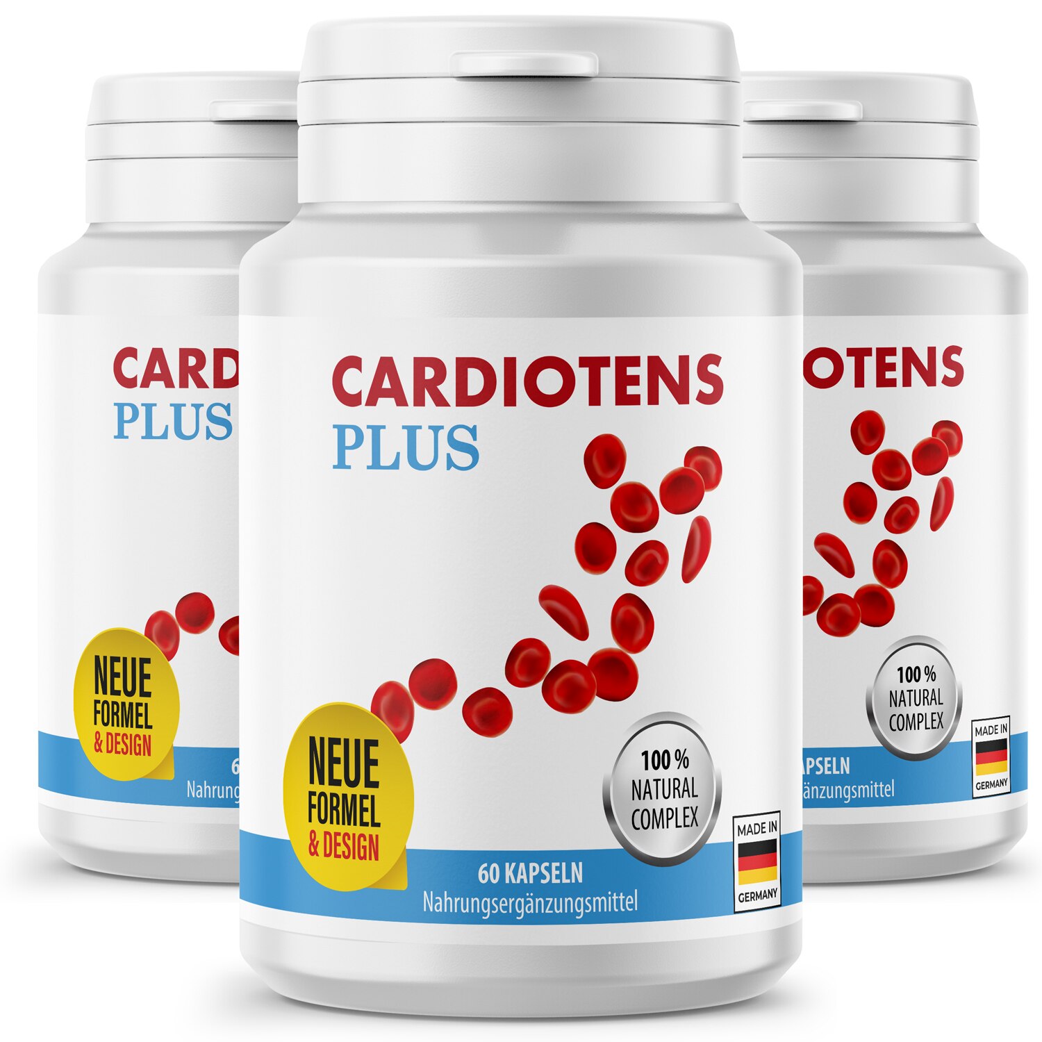 Cardiotens Plus – Complément Alimentaire Soutien Cardiovasculaire – 30 Gélules – Neuf