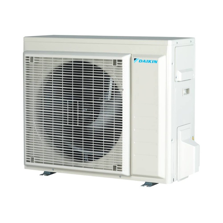 Aparat de aer conditionat multisplit Daikin Bluevolution cu doua unitati interne Stylish 9000 si 12000 BTU Silver, Filtru de argint, Flash Streamer, Filtru fotocatalitic, Efectul Coanda, Senzor Grid Eye, Control WiFi, Programator 24 de ore, Flux de Aer 3D