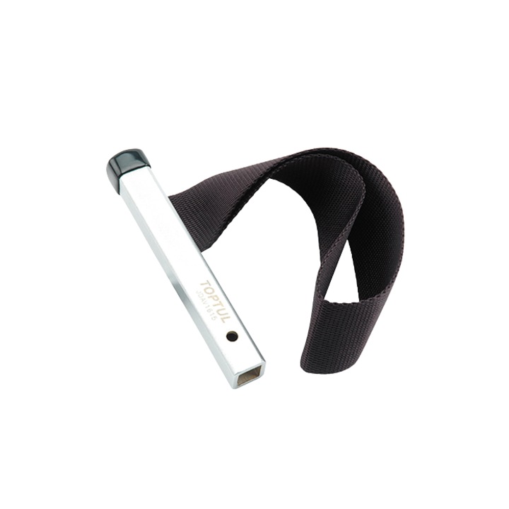 Curea pentru filtru ulei Toptul, antrenor patrat 1/2 inch, diametru maxim 152 mm, material nylon