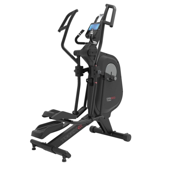 Елиптичен велосипед TOORX erx-900, тегло на маховика 20 Kg, максимално тегло на потребителя 150 Kg, App Ready 3.0: съвместим с Kinomap и Zwift