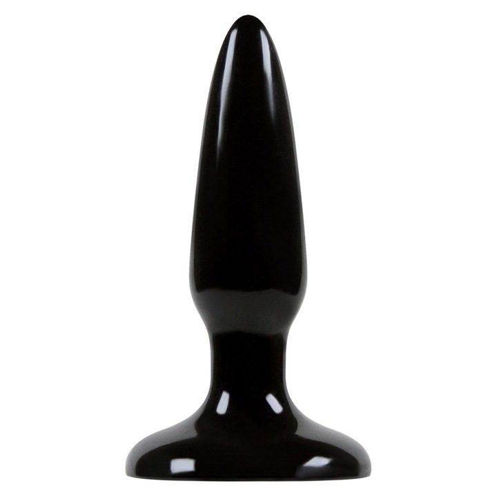 Anális dugó ns novelties PLEASURE PLUG MINI, szilikon, fekete