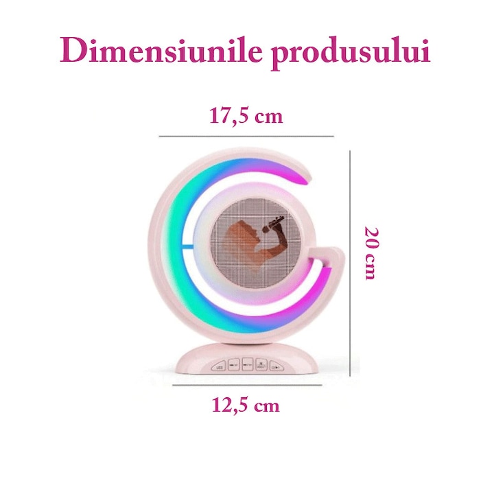 Set complet stație microfon și boxă wireless SIKS YS110