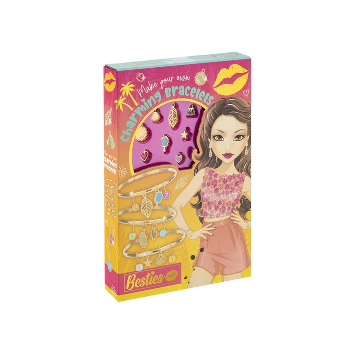 Set bijuterii creatie manuala Grafix, 26x17cm, +5 ani, in cutie