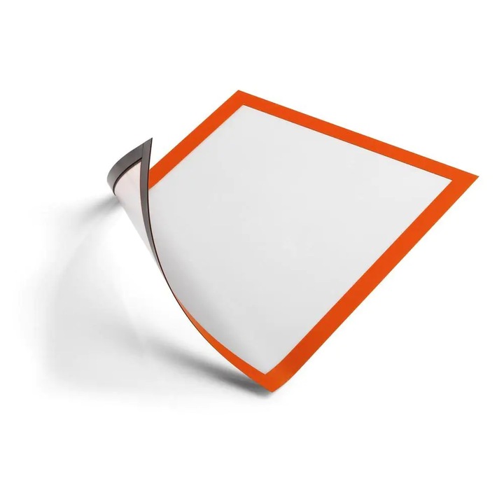 Duraframe mágneses infókeret narancs A4