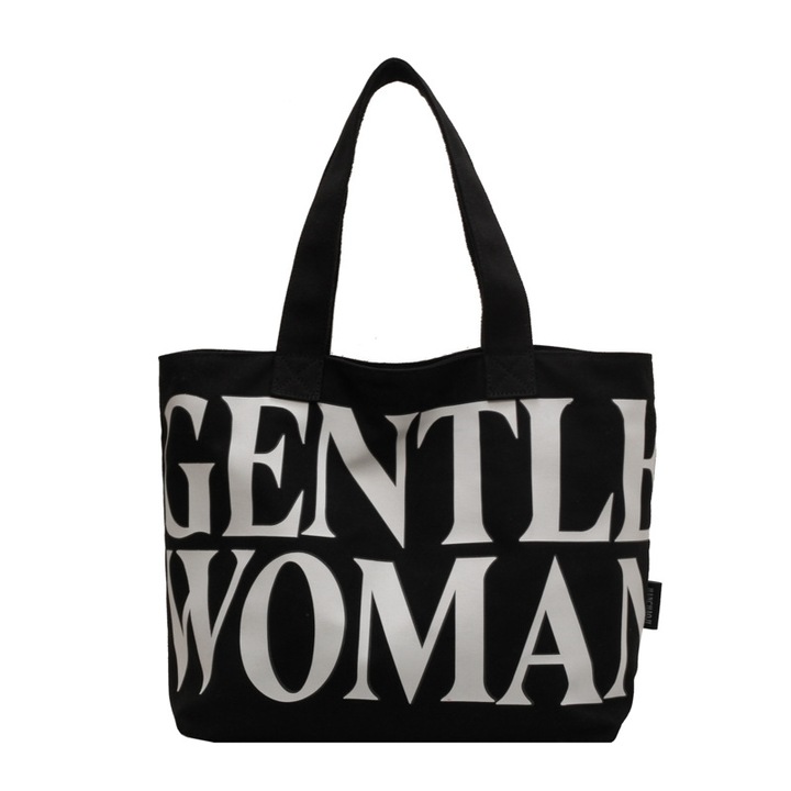 Válltáska, GUO-SWY, GENTLEWOMAN, 45cm*17cm*34cm, fekete