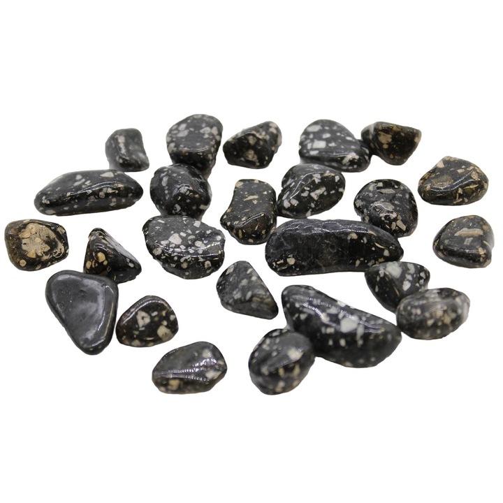 24 db kis afrikai kőből álló készlet, 10-30 mm, többszínű
