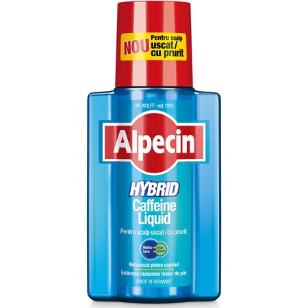 Tоник за сух сърбящ скалп Alpecin Liquid Hybrid, С кофеин, 250 мл - eMAG.bg