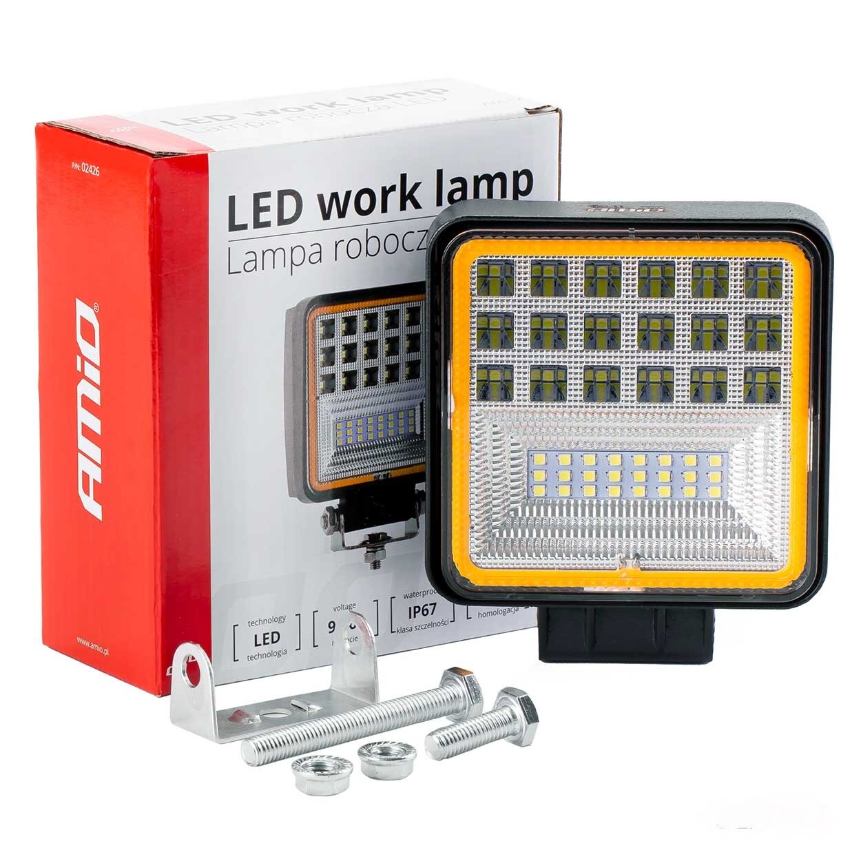 Лампа за проектор 12-24V, 110x110 мм, 42 светодиода - eMAG.bg