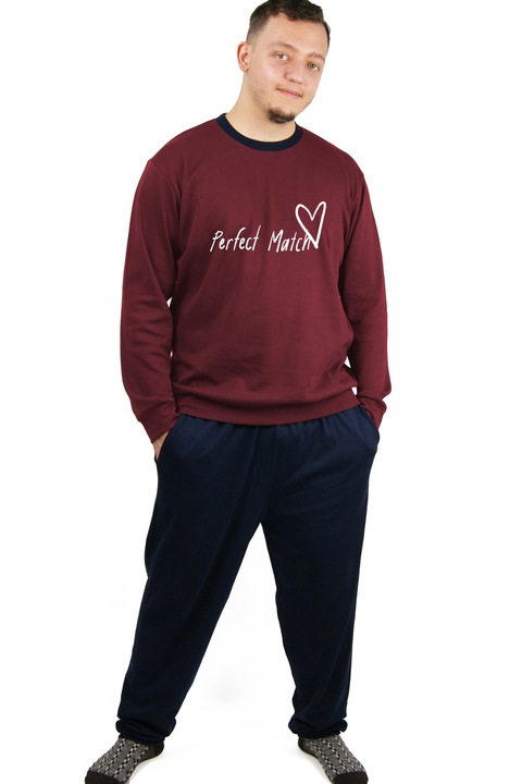 Ferfi pizsama Valentin-napi tokeletes illeszkedessel