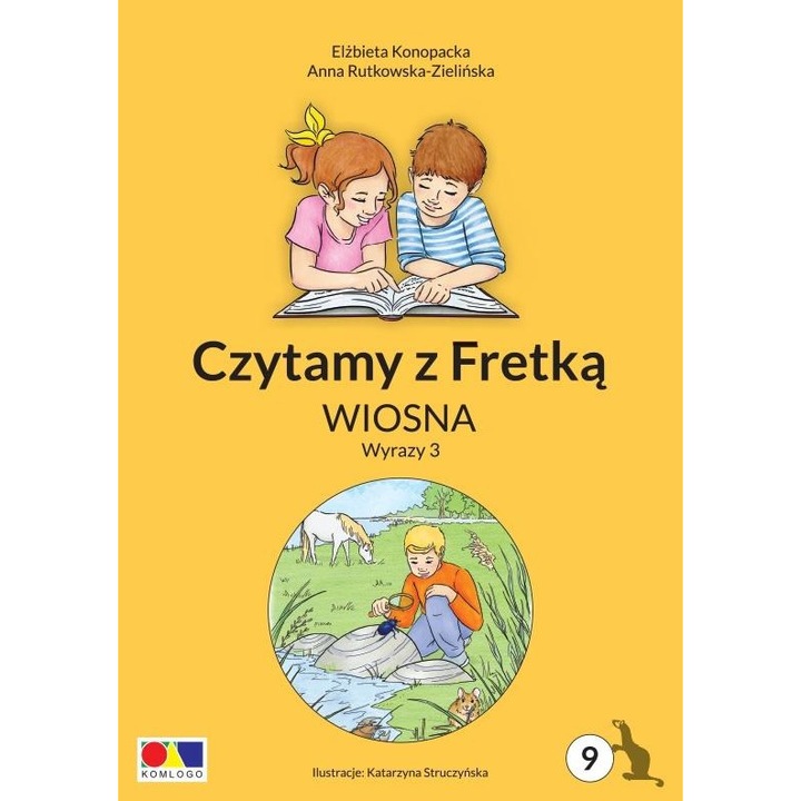 Czytamy z Fretką cz.9 Wiosna. Wyrazy 3 - Elżbieta Konopacka
