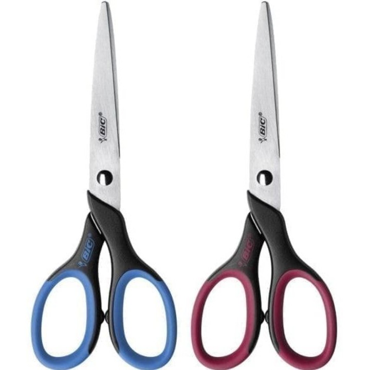 Set 2 foarfece, Bic, 16 cm, Multicolor