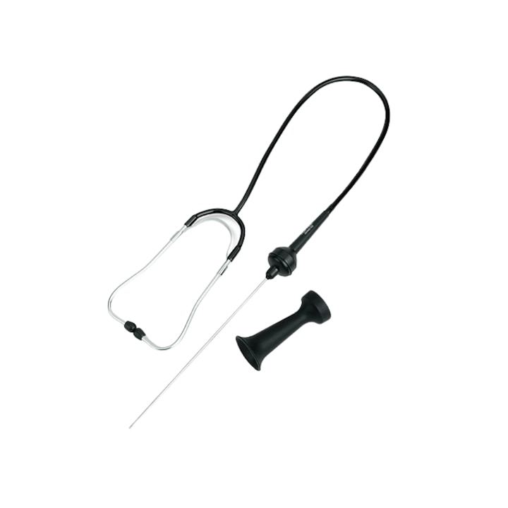 Stetoscop mecanic Toptul, cu extensie din aluminiu de 275 mm