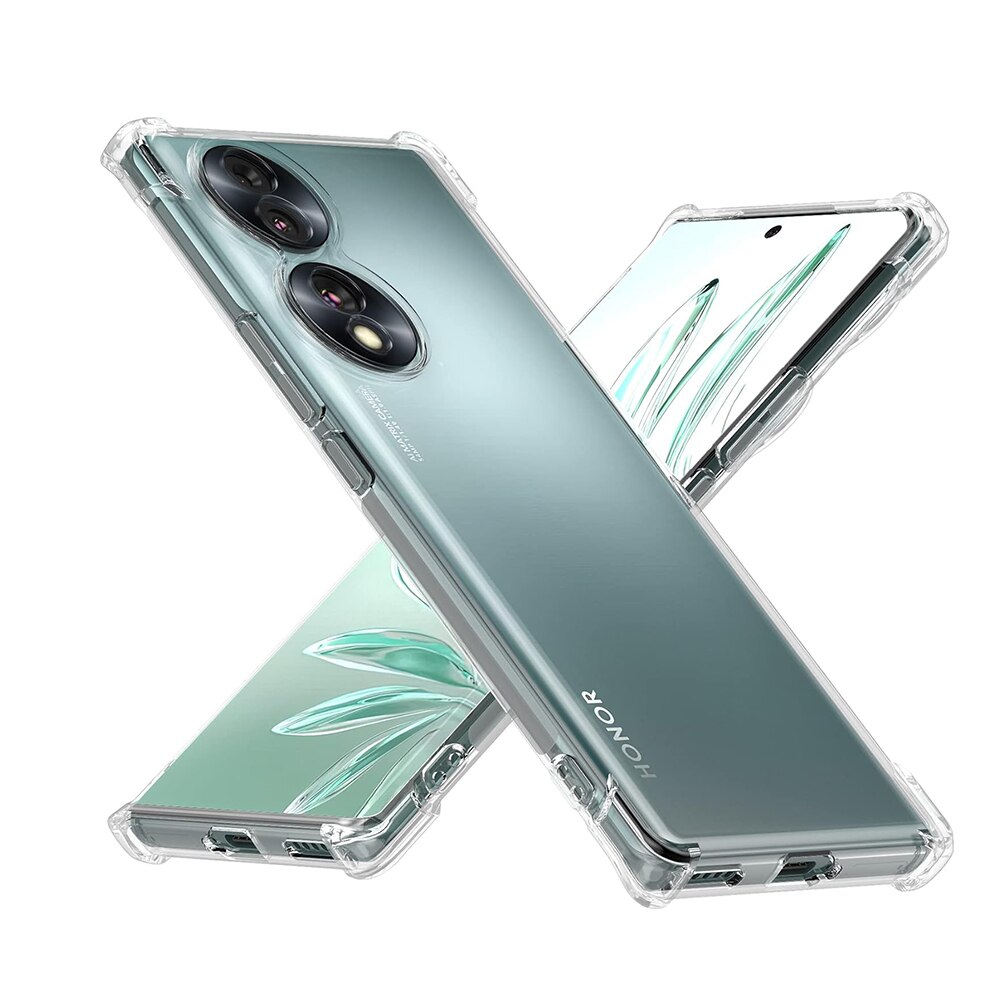 Husa compatibila cu Honor X7b, Protectie antisoc, Silicon Ultra Slim High Tech, Crystal Clear