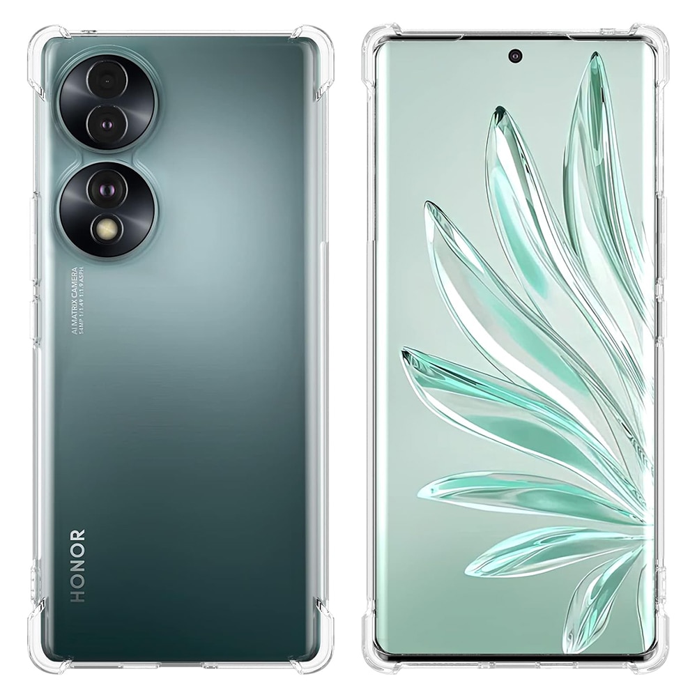 Husa compatibila cu Honor X7b, Protectie antisoc, Silicon Ultra Slim High Tech, Crystal Clear