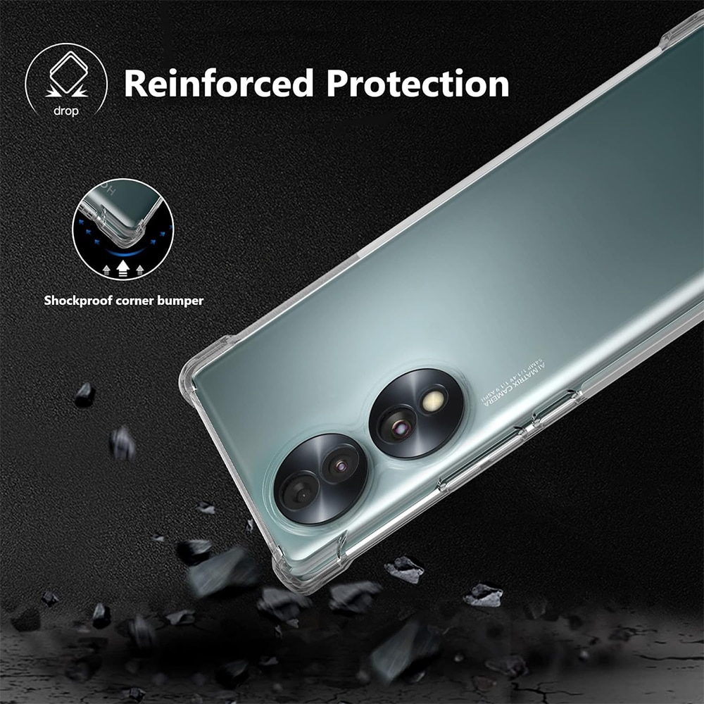Husa compatibila cu Honor X7b, Protectie antisoc, Silicon Ultra Slim High Tech, Crystal Clear