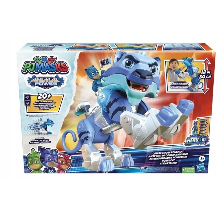 Figura, Hasbro, Modell PJ Masks Super Roaring, Fighting Cat, +3 év, Többszínű