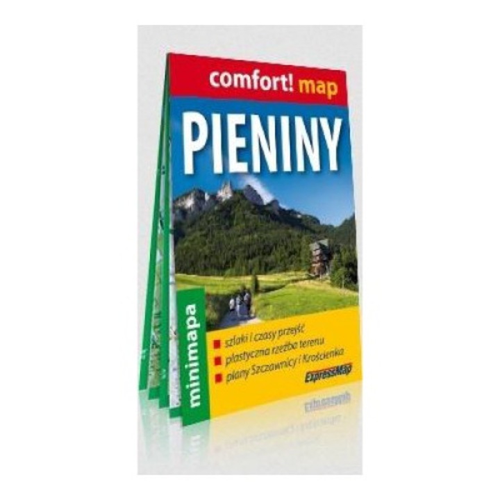 Comfort! map Pieniny 1:50 000 minimapa, ExpressMap, 2 pagini, 2020