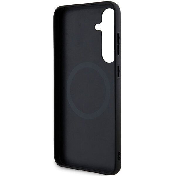 Husa telefon, Ferrari, TPU, Cu model, MagSafe, Compatibil cu Samsung Galaxy S24, Negru