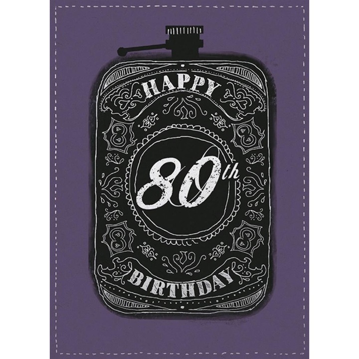 Felicitare pentru aniversare de 80 ani, Museums & Galleries, Mov