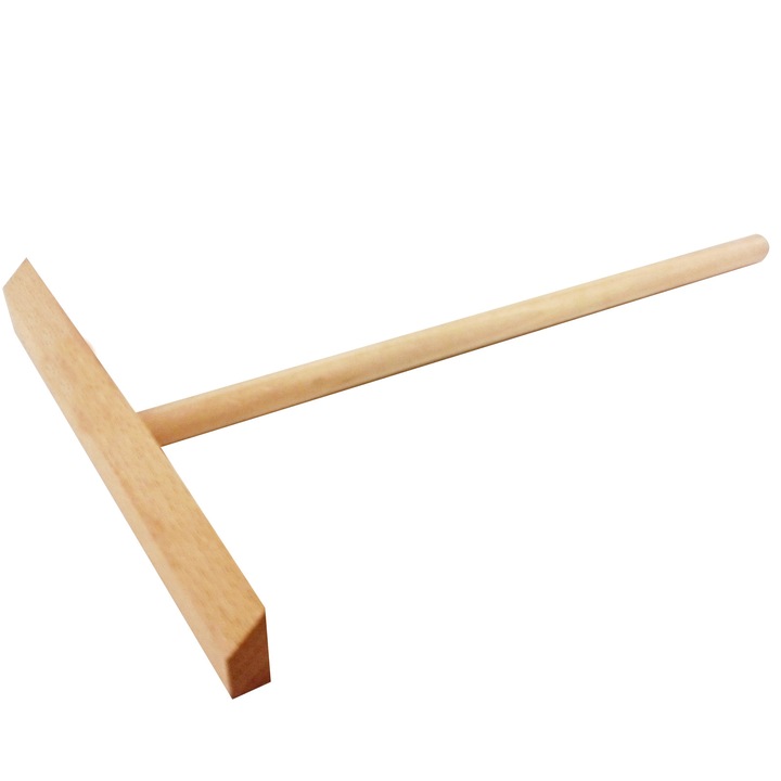 Spatula pentru clatite, Royal Catering, Lemn, Bej