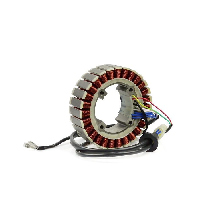 Stator, Geko, Compatibil cu generator T05011, Metal, Gri