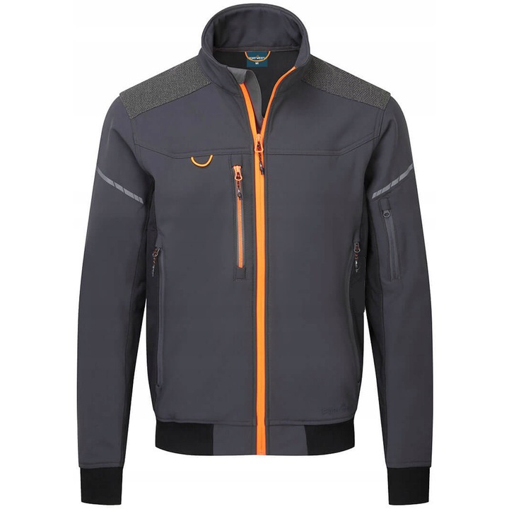 Jacheta sport barbati, Portwest, Poliester, Gri, Gri