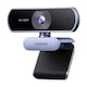 Camera web cu microfon Ugreen, USB, 8.1x4.8x4.7cm, Argintiu