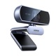 Camera web cu microfon Ugreen, USB, 8.1x4.8x4.7cm, Argintiu