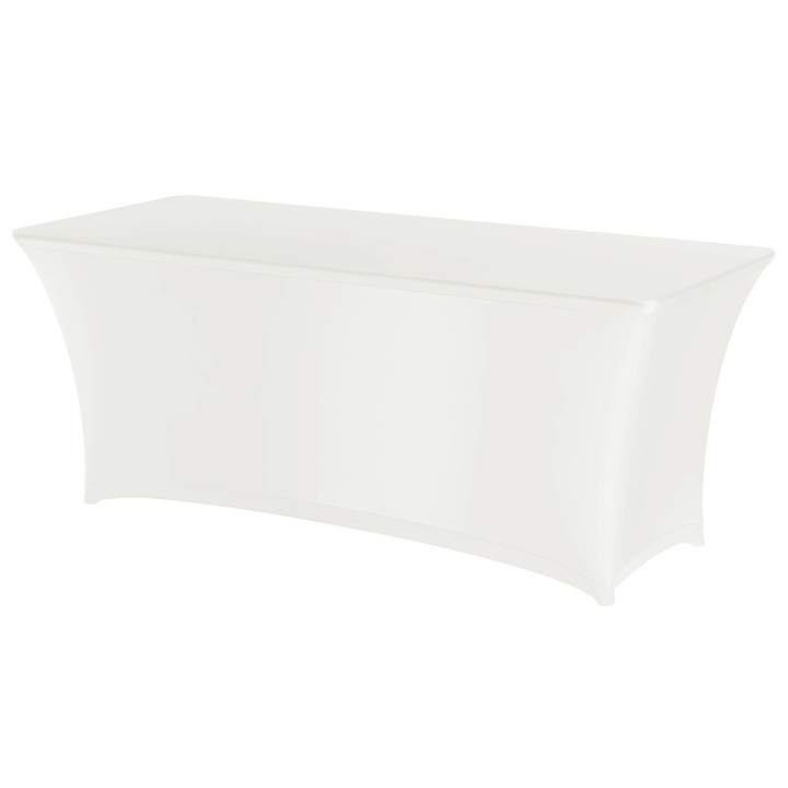 Hendi rendezvény asztalhuzat, 814420, kötött, 183 x 76 cm, fehér