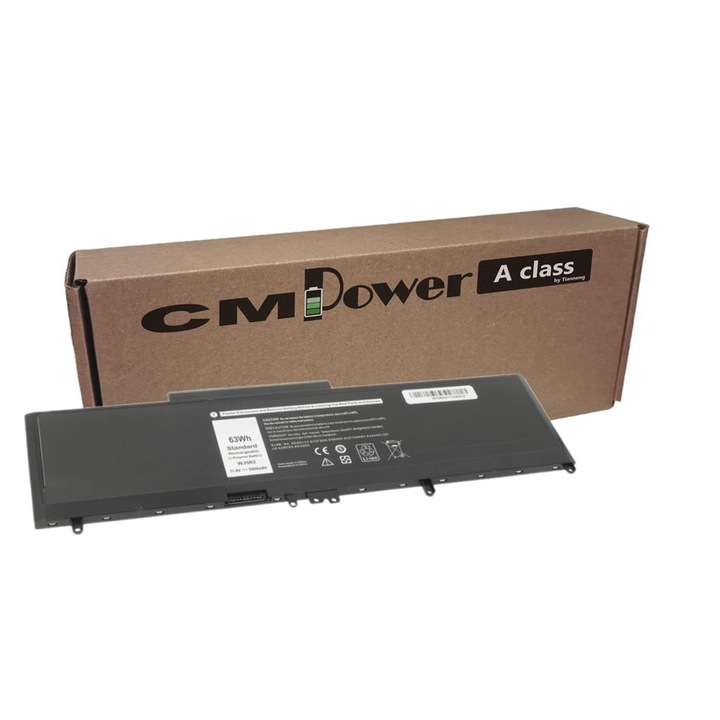 Baterie laptop CM Power A Class Dell Latitude E5570 WJ5R2, 5500 mAh 11,4 v