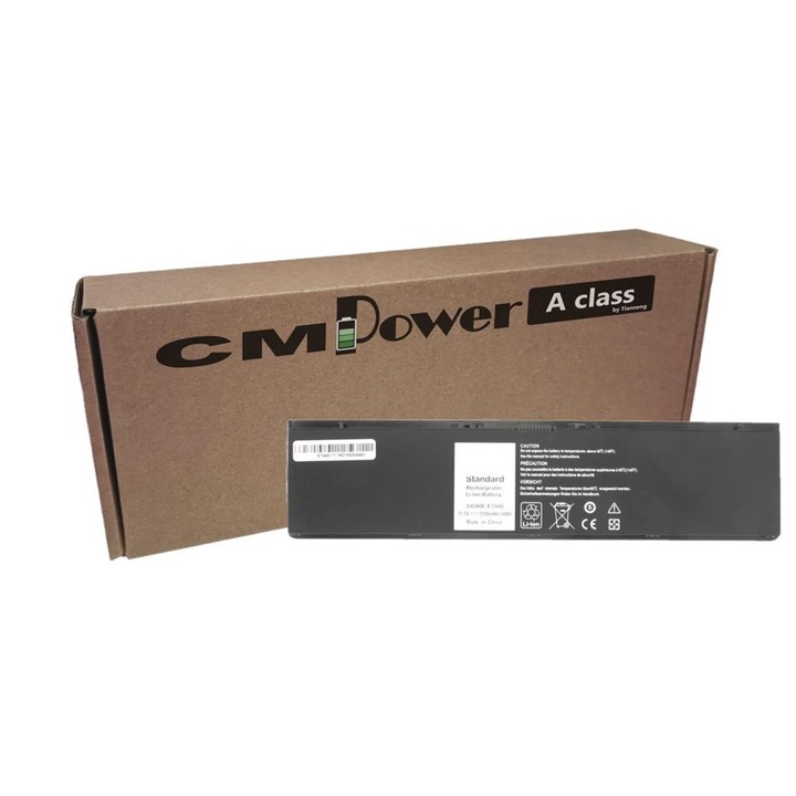 Baterie laptop CM Power A Class Dell Latitude E7440 34GKR 0D47W 0WVG8T -11.1V, 3400 mAh