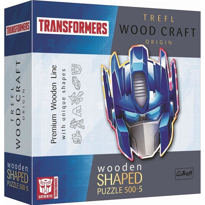 Дървен пъзел, Trefl, Модел Autobot Optimus Prime