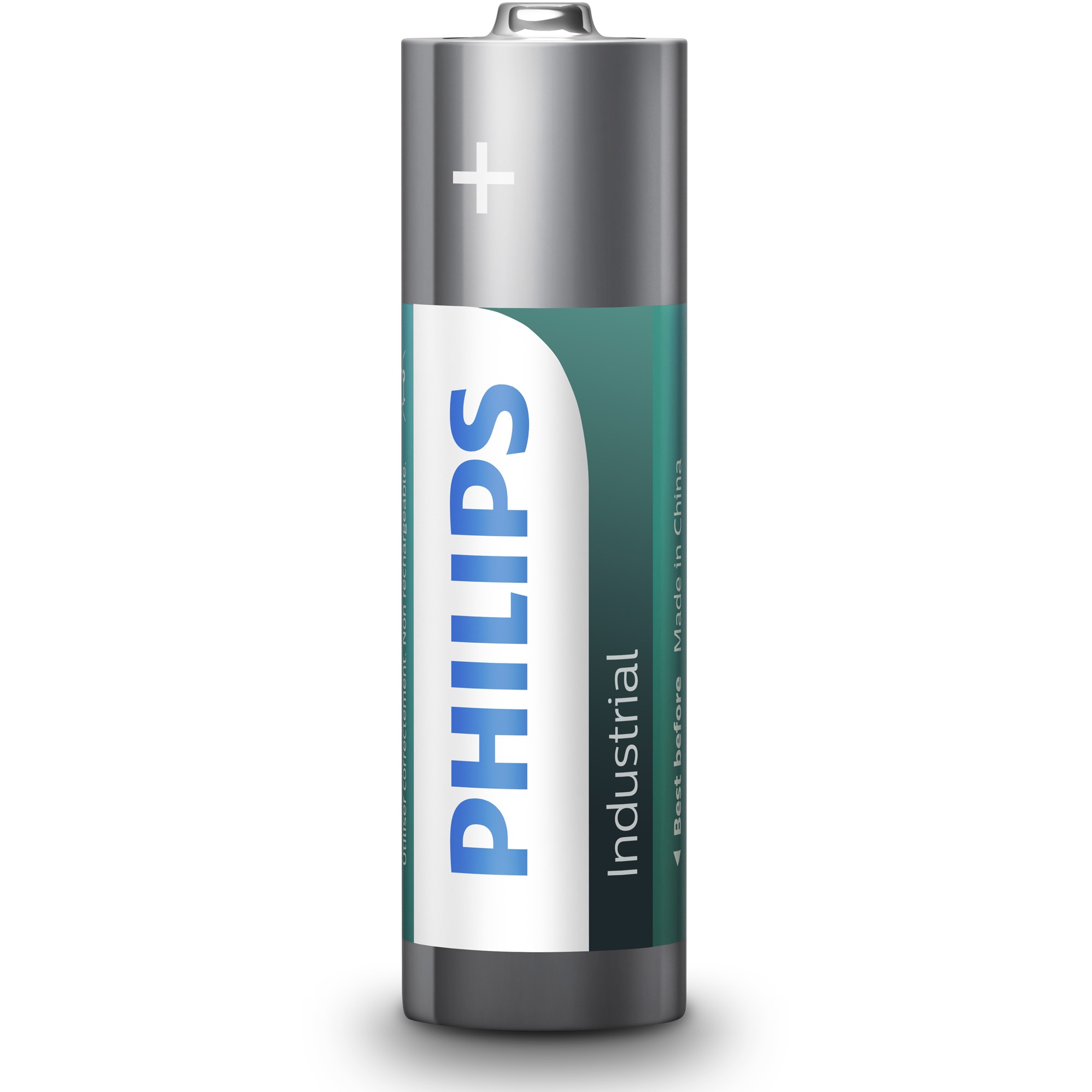 Baterii Philips Industriale Alkaline, AA, 10 buc