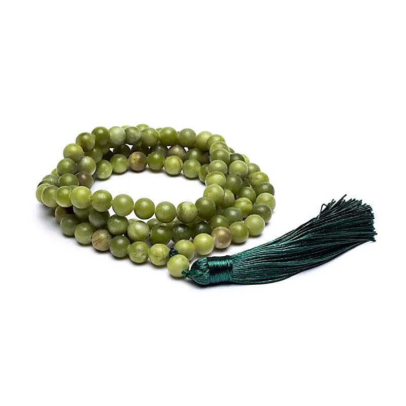 Colier Mala, Armonie, Xinyi Jade, 108 perle naturale, YogiLife - eMAG.ro