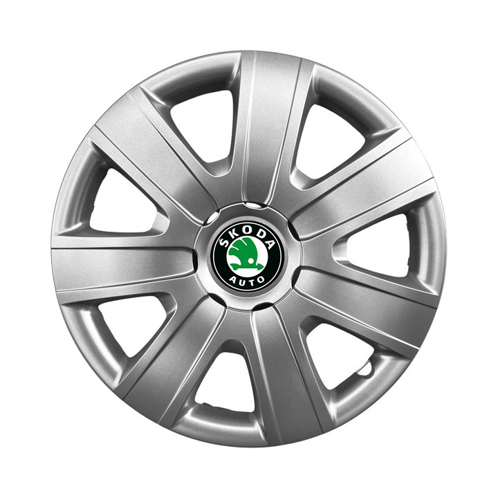 Комплект от 4 таса R15 AutoSSF ®, подходящи за 15 цолови джанти, за SKODA, модел 325
