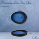 Set vesela, serviciu de masa cu 12 farfurii din ceramica albastra cu margini negre, set farfurii colorate, moderne, diforme, Callena Deep Glaze
