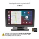 Univerzális autós navigáció 7" INOVA® hordozható, Android Auto, Wi-Fi Carplay, GPS, Bluetooth, FM rádió, kihangosító, hangvezérlés, 64 GB-os memóriakártya