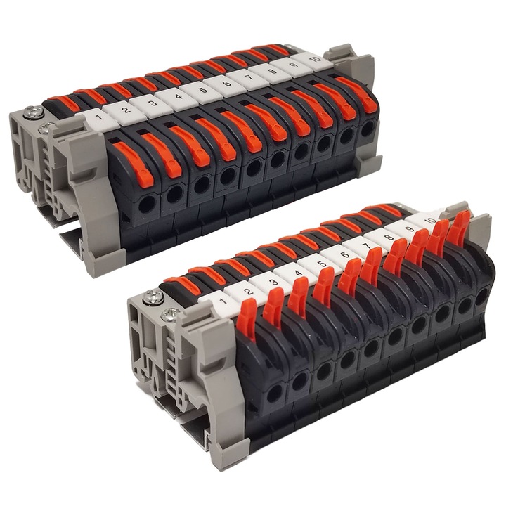 Set de 20 de piese pentru fixarea conectorilor cleme de cablu, ZLFGKPQ, Negru