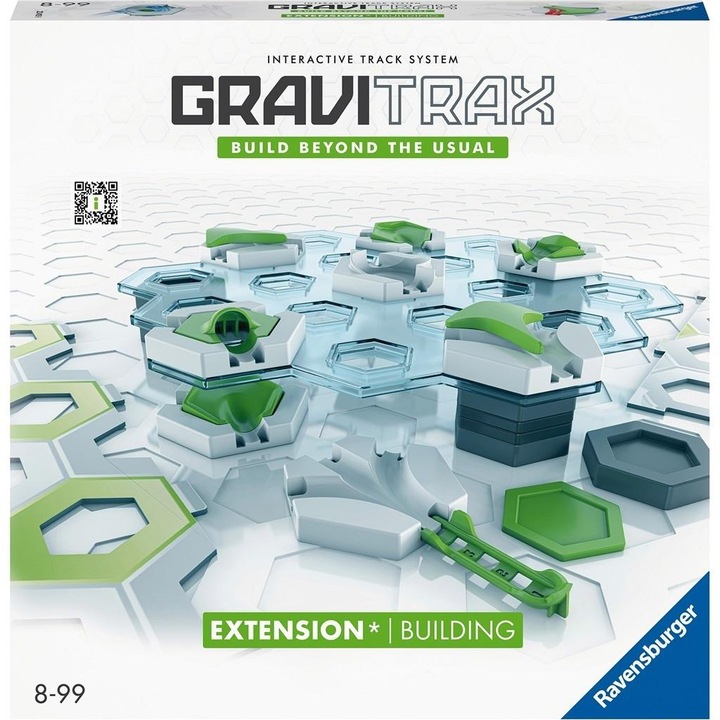 Конструктор Gravitrax - Допълнителен комплект за сгради, Ravensburger, Multicolor, 8+