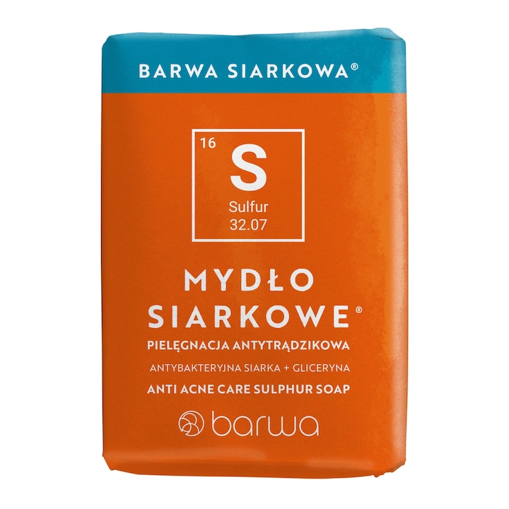 Сапун със сяра, за акнеична кожа Barwa Cosmetics, 100 гр