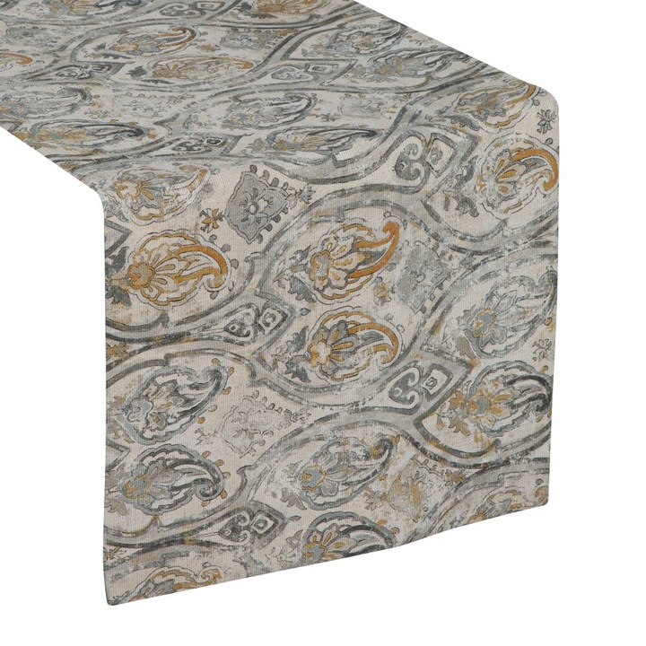 Bocono gobelin asztali futó Bézs/mustársárga 40x180 cm +/-5%