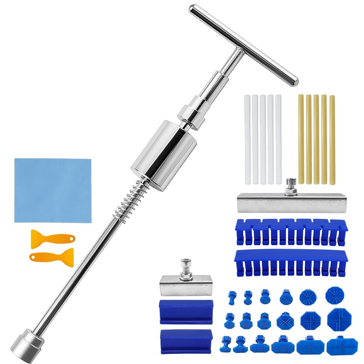 Set de instrumente pentru repararea caroseriei, Outinhao, 34 de piese, Multicolor