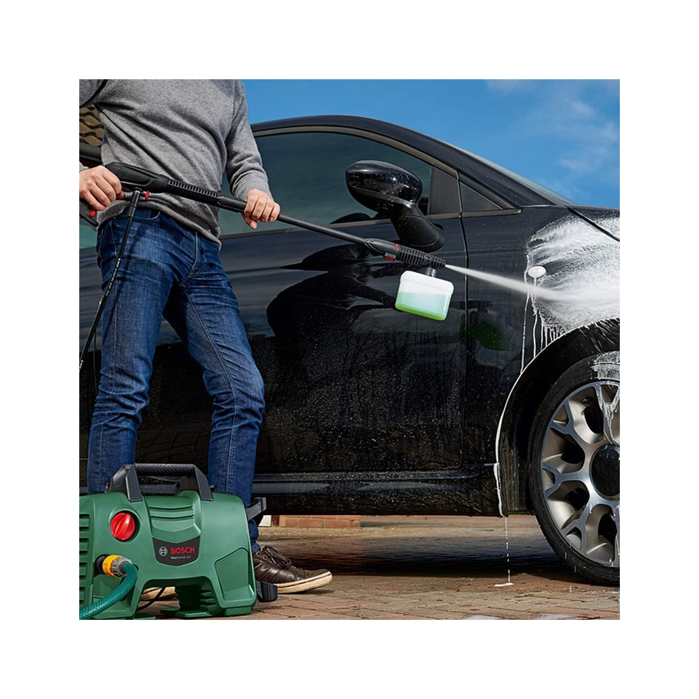 Водоструйка Bosch EasyAquatak120, За почистване под високо налягане ...