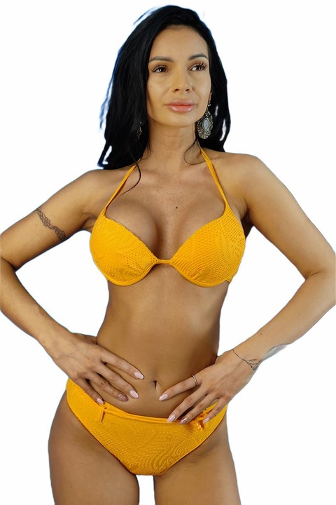 Női 2 részes fürdőruha, WildFashion, Nylon, 3917, Narancssárga, S
