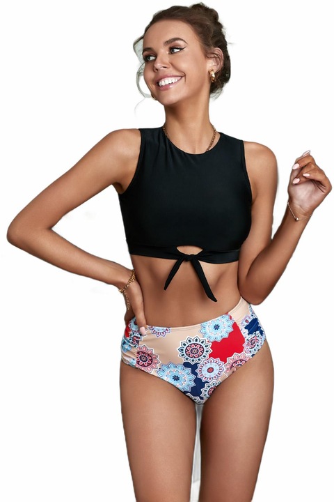 Дамски бански от 2 части, WildFashion, найлон, 3998, Многоцветен