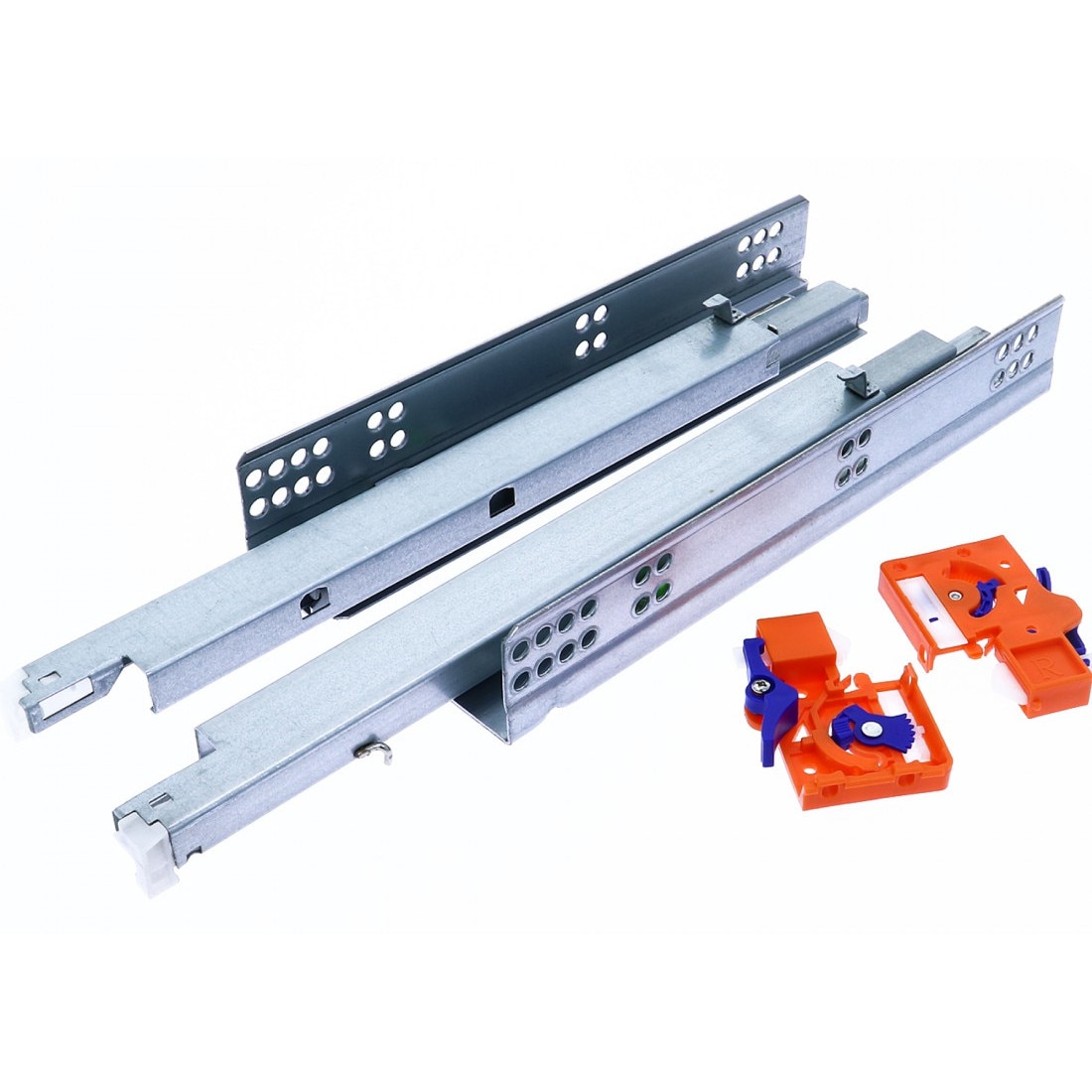 Glisiera sincron extensie totala cu push to open, 450mm pentru