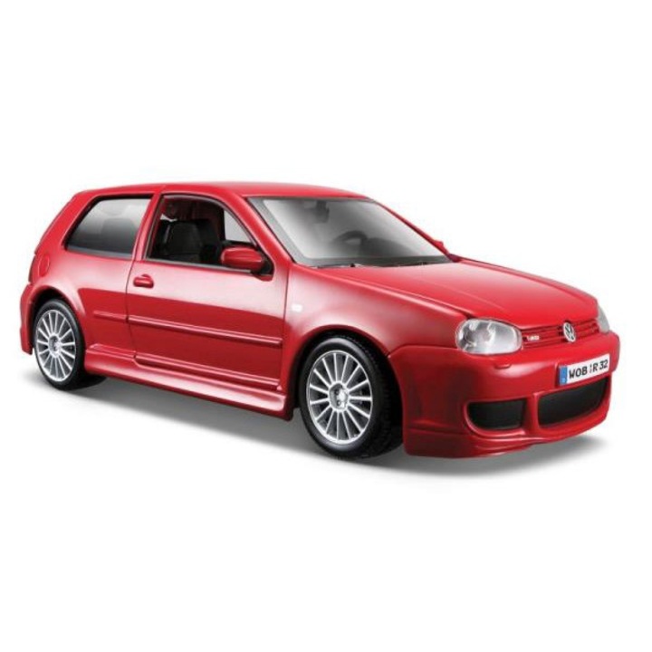 Modell autó, Volkswagen Golf R32 Grana, 1:24, Piros
