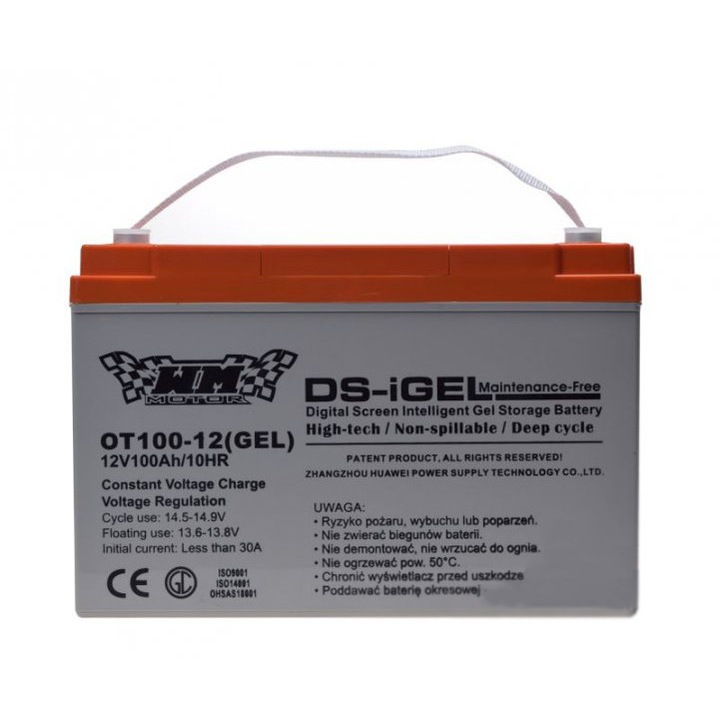 Acumulator 12v100ah, Ot100-12V pentru barci, iahturi, panouri solare