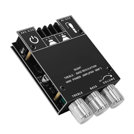 Modul amplificare audio stereo, Bluetooth 5.0, Negru - eMAG.ro