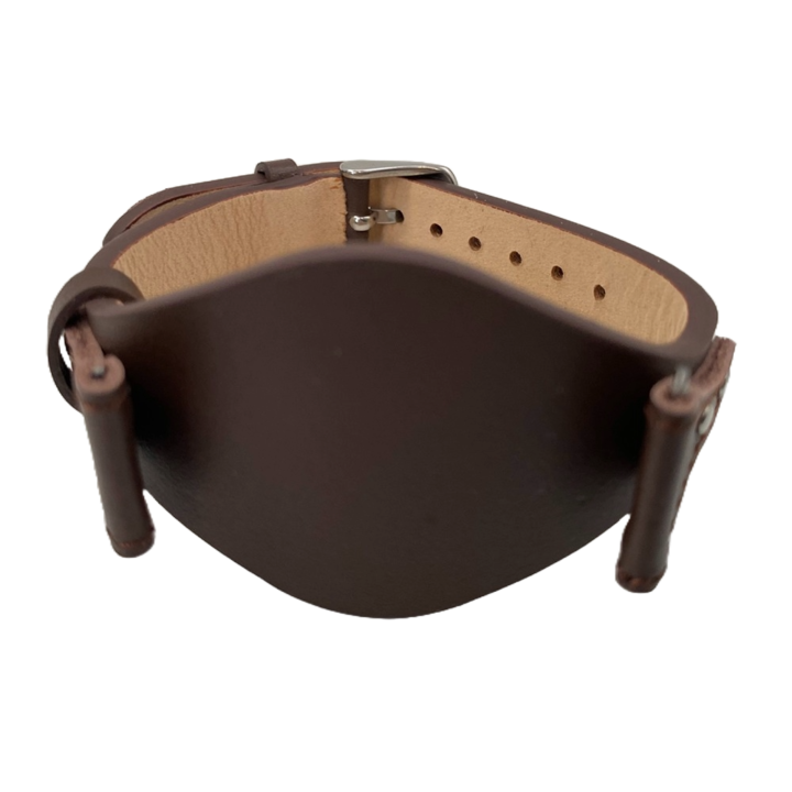 Curea ceas Cyrax, compatibila ceas Fossil ES3615, 12 mm grosime curea, din piele, Maro cafeniu